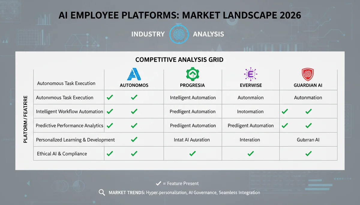 AI Employee Market Landscape 2026: Who's Who and How Agentive Stands Out