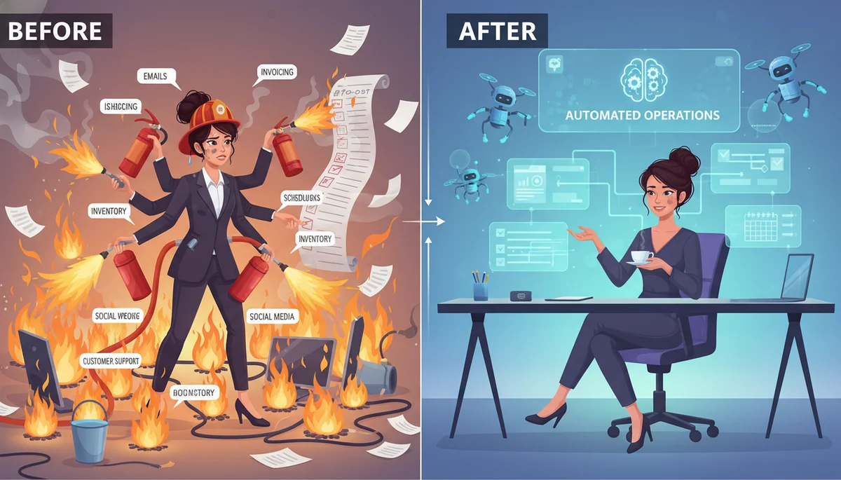 You Didn't Start a Business to Become a Full-Time Firefighter