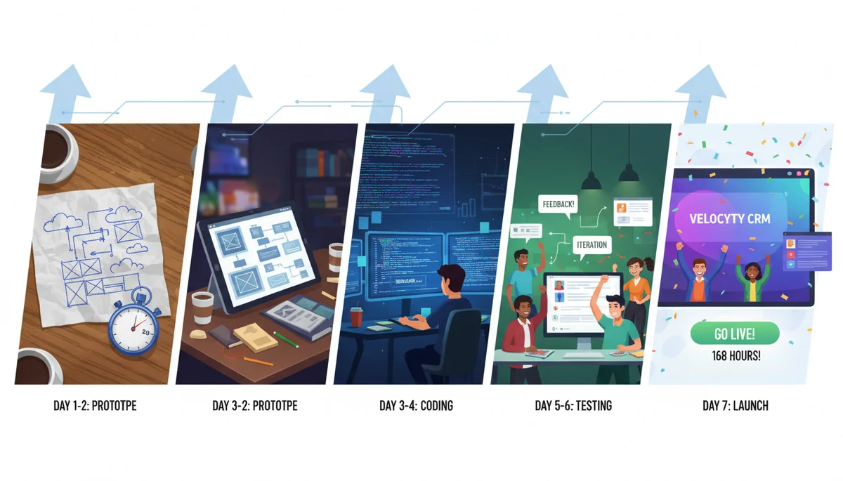 Case Study: How We Turned a Napkin Idea Into a Live App in 168 Hours